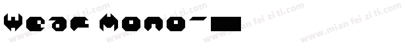 Weaf Mono字体转换